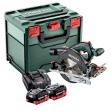 Scie circulaire Metabo 601857810 18V 2 batteries 8,0 Ah HT