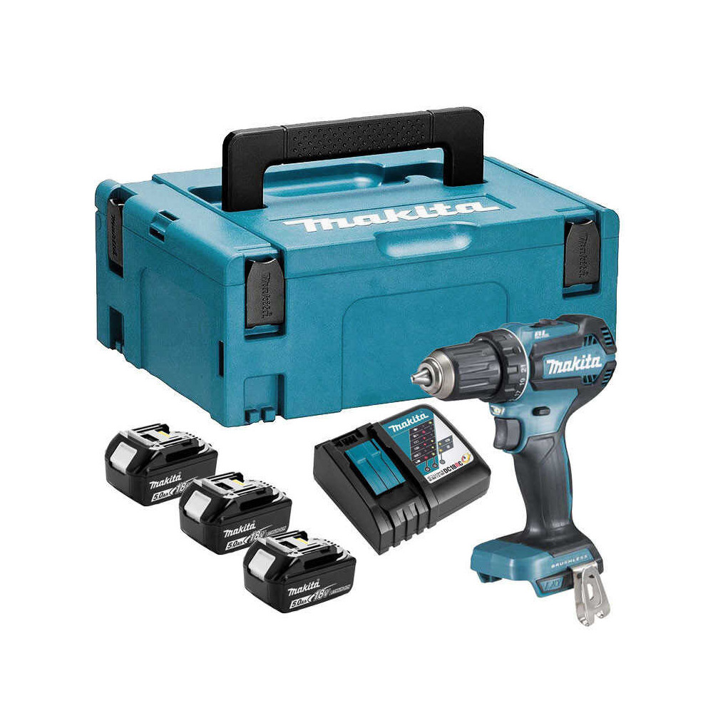 Perceuse visseuse Makita DDF485RTJ3 3x5,0 Ah