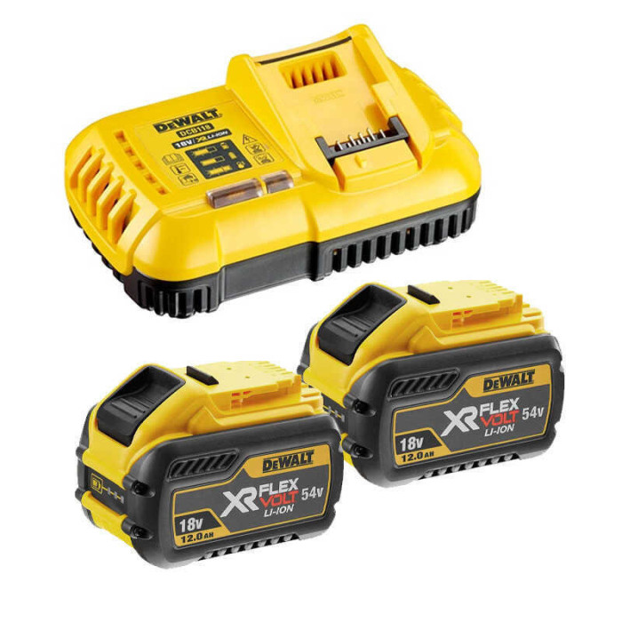 Pack FlexVolt 2 x 12,0 Ah DeWalt DCB118Y2-QW