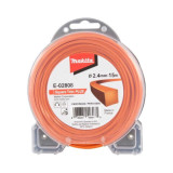Fil nylon carré 2,4 mm x 15 m Makita E-02808