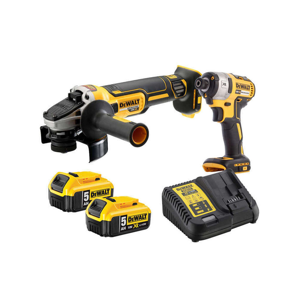 Pack DeWalt PPACK0001 DCF887 + DCG405 5,0 Ah