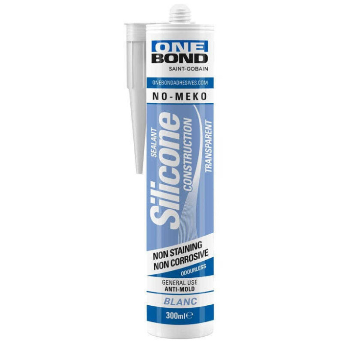 Silicone de construction blanc 300 ml OneBond 63642597423