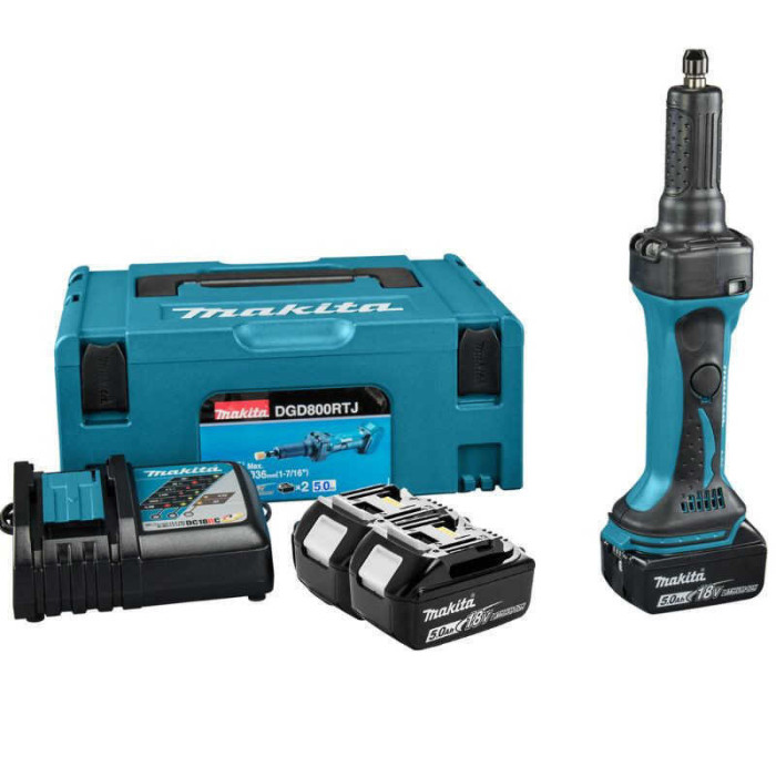 Meuleuse droite Makita DGD800RTJ 18V LXT