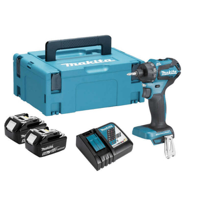 Perceuse visseuse Makita DDF083RTJ 2x5,0 Ah Makpac