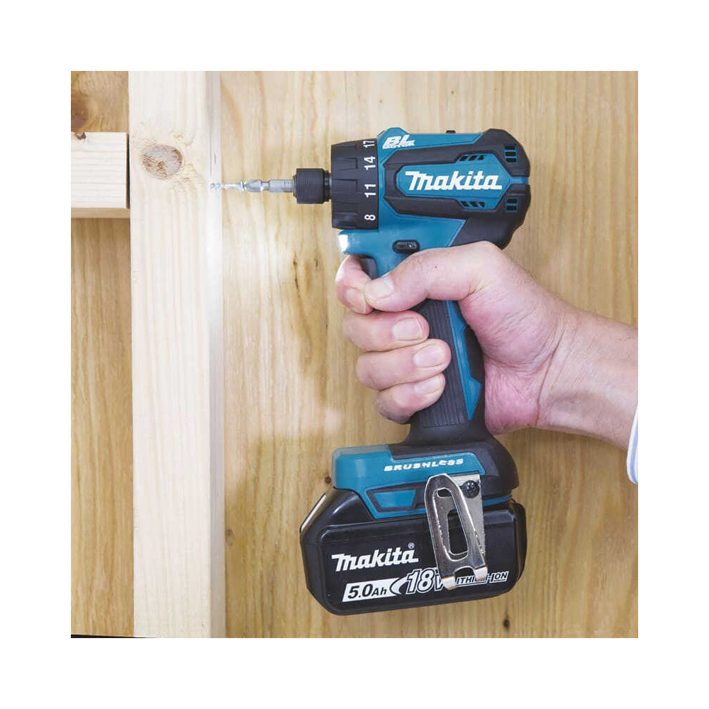 Perceuse visseuse Makita DDF083RTJ 2x5,0 Ah Makpac