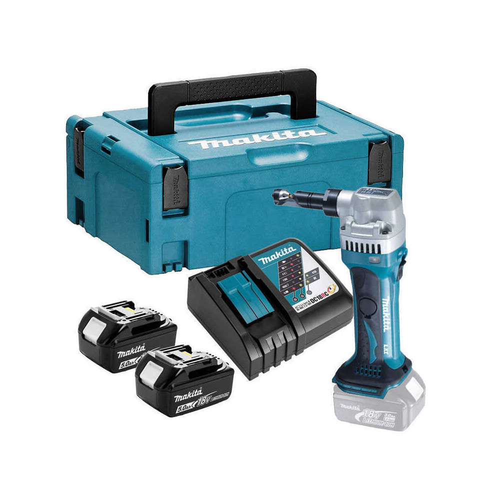 Grignoteuse Makita DJN161RTJ 18V 2 x 5,0 Ah + chargeur