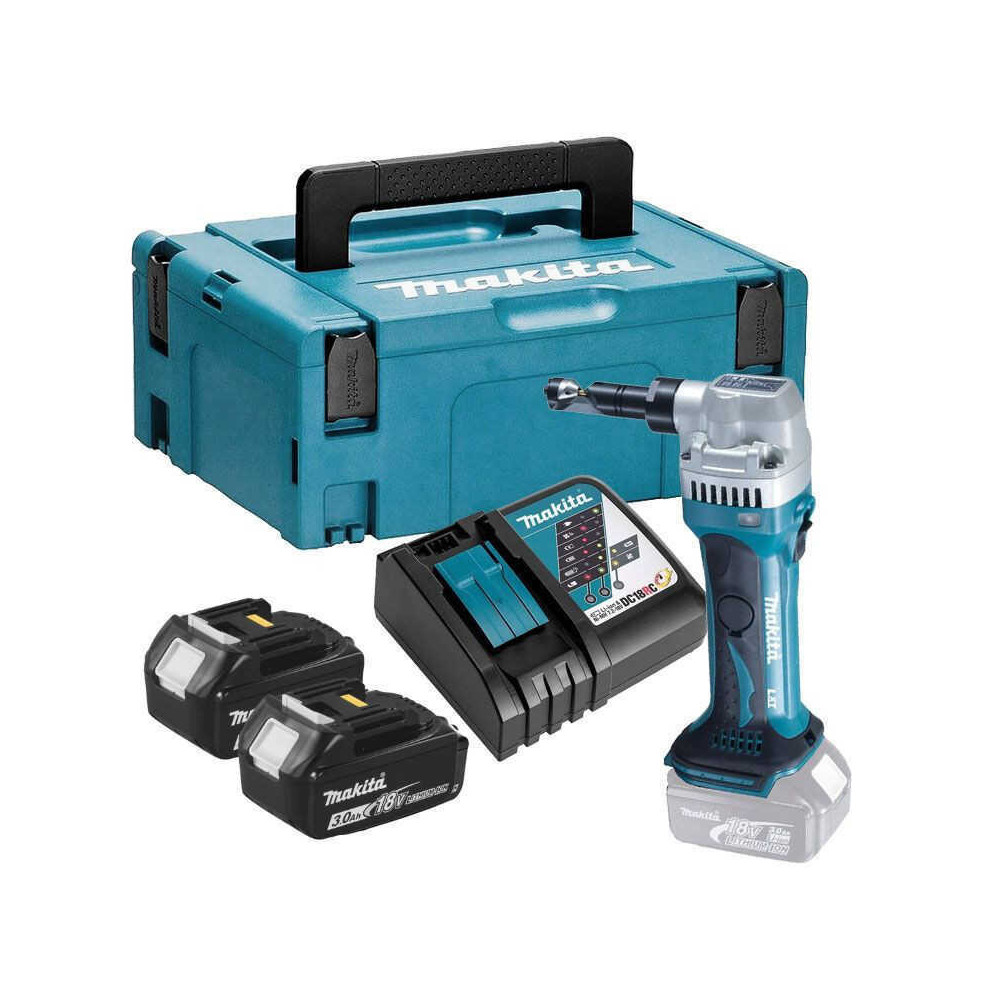 Grignoteuse Makita DJN161RFJ 18V 2 x 3,0 Ah + chargeur