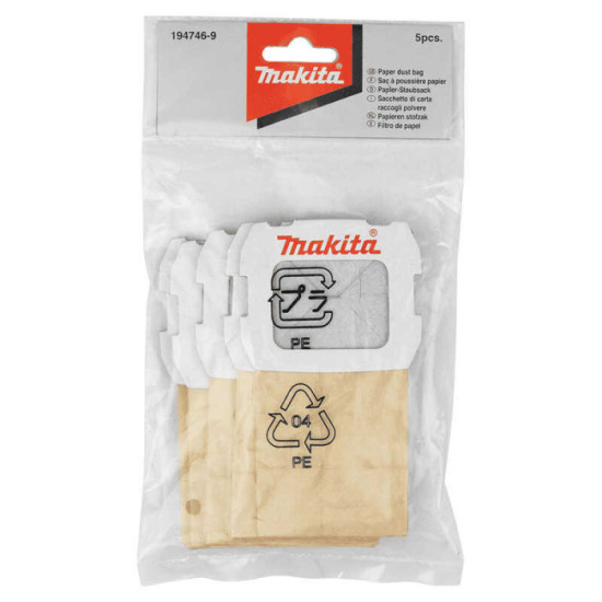 Sac papier pour boîte à poussière Makita 194746-9