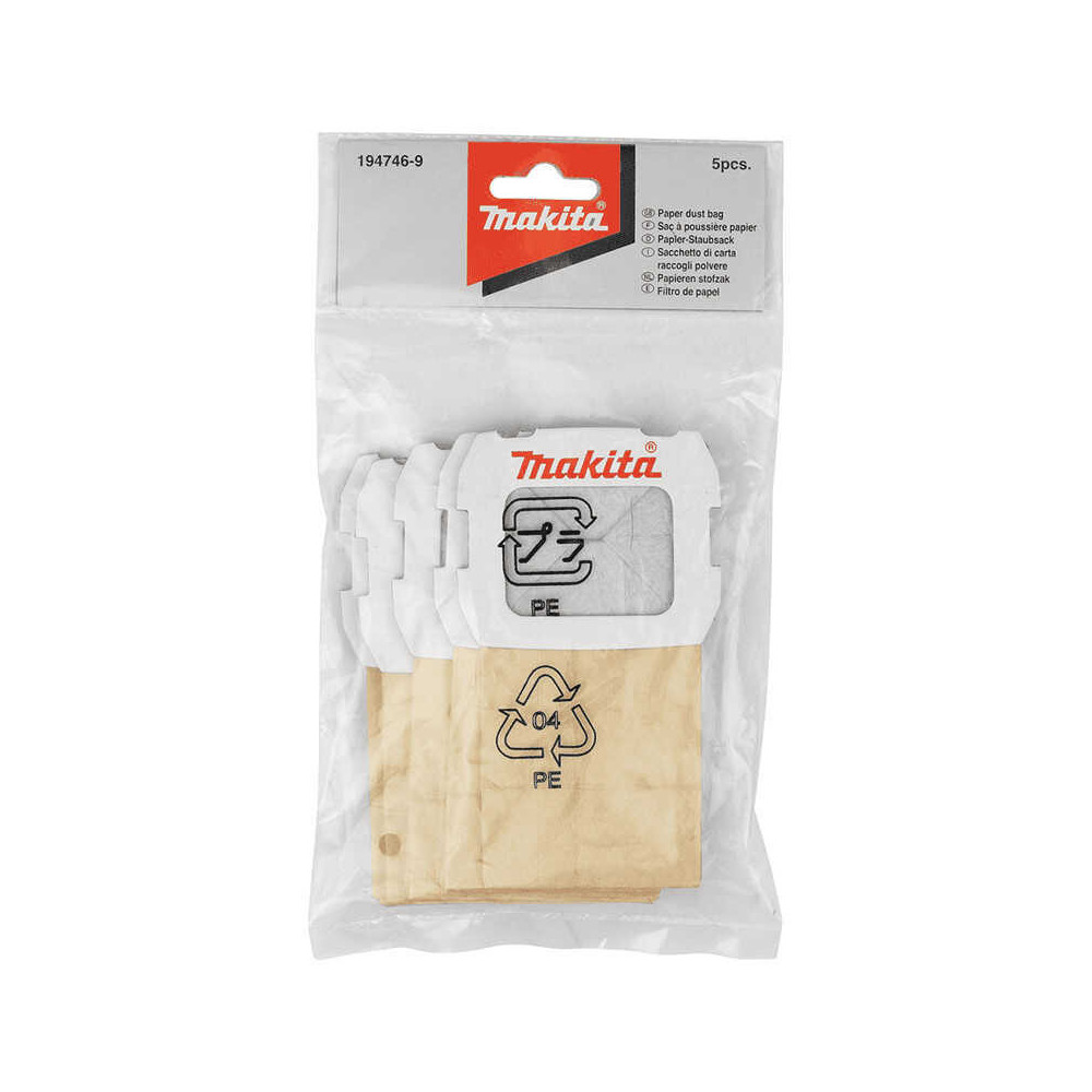 Sac papier pour boîte à poussière Makita 194746-9
