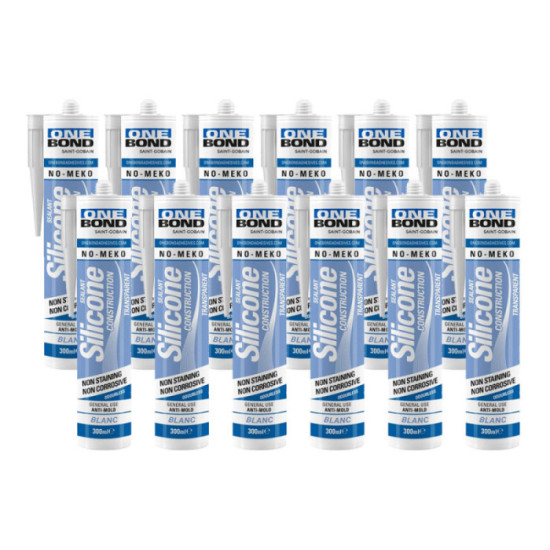 Silicone de construction blanc 300 ml