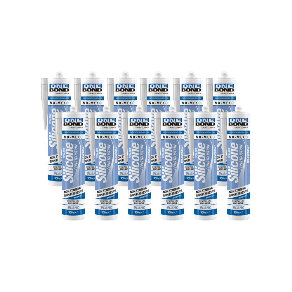 Silicone de construction blanc 300 ml
