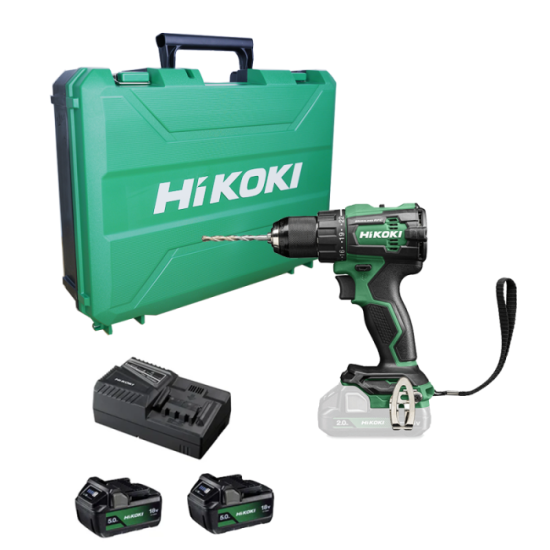 Perceuse à percussion HiKOKI DV18DEWJZ 2x5,0 Ah