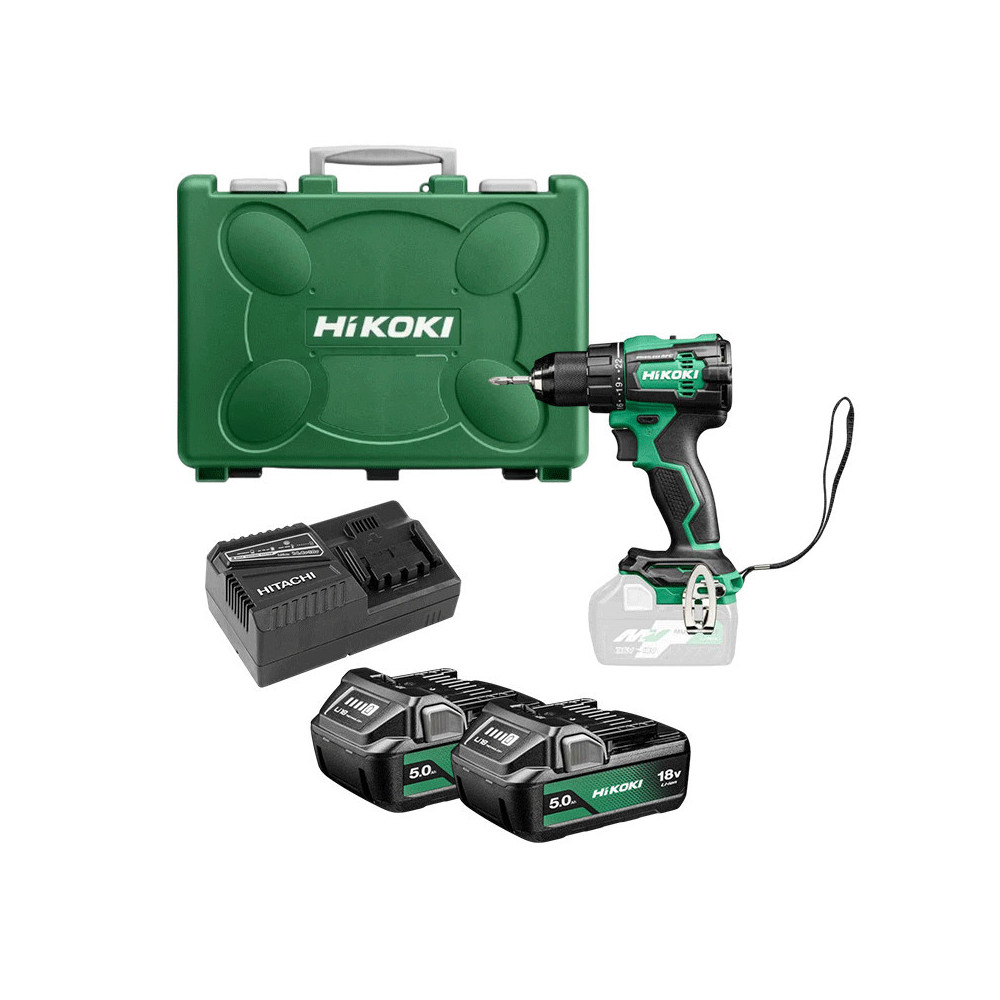 Perceuse visseuse HiKOKI DS18DEWJZ 2x5,0 Ah