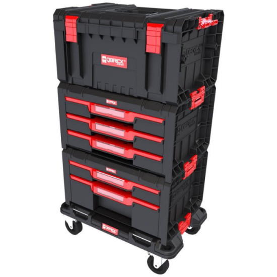 Caisse à outils mobile System PRO SET 2 Qbrick Z258346PG003