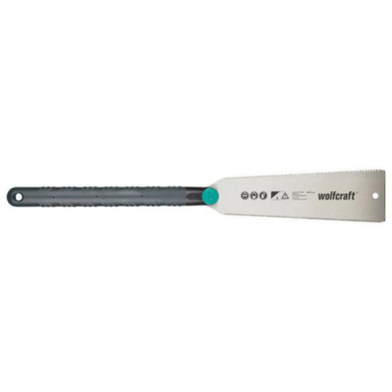Scie japonaise bi-face lame 240 mm Wolfcraft 6951000