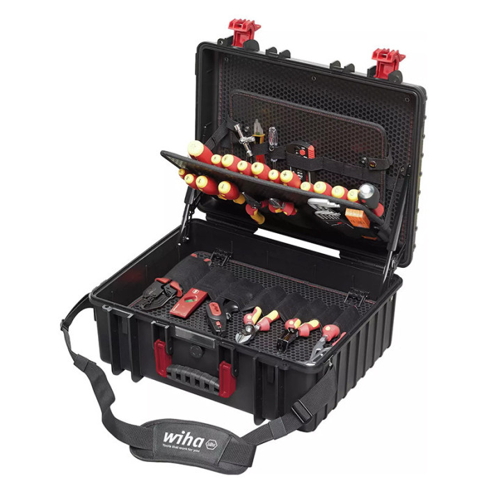 Caisse à outils XL pour électricien Wiha 40523