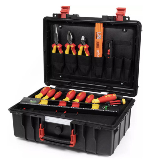 Caisse à outils Basic Set L pour électricien Wiha 45530