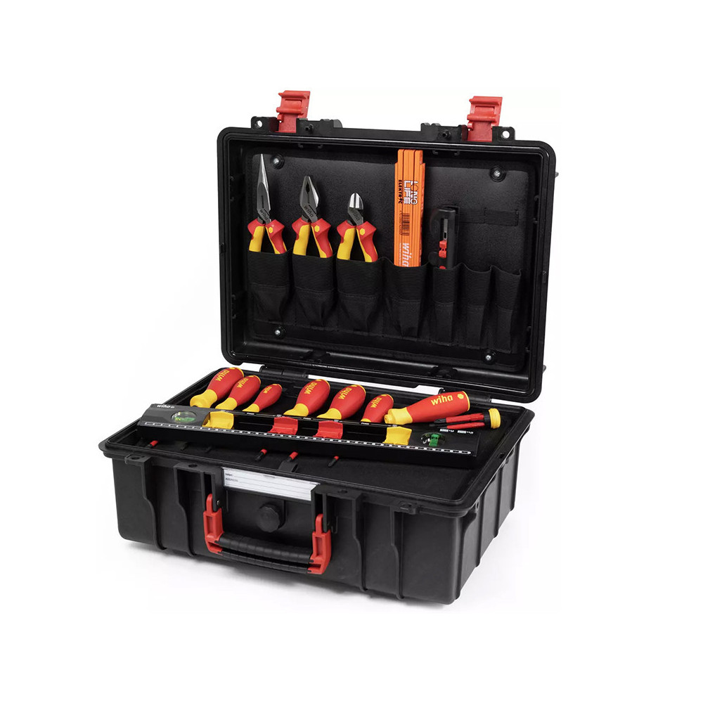 Caisse à outils Basic Set L pour électricien Wiha 45530