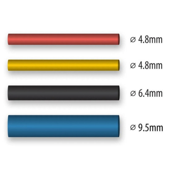 Kit gaines thermorétractables Wagner 2370676 4,8 à 9,5 mm HT