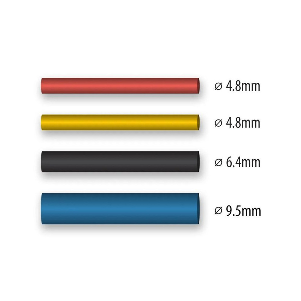 Kit gaines thermorétractables Wagner 2370676 4,8 à 9,5 mm HT