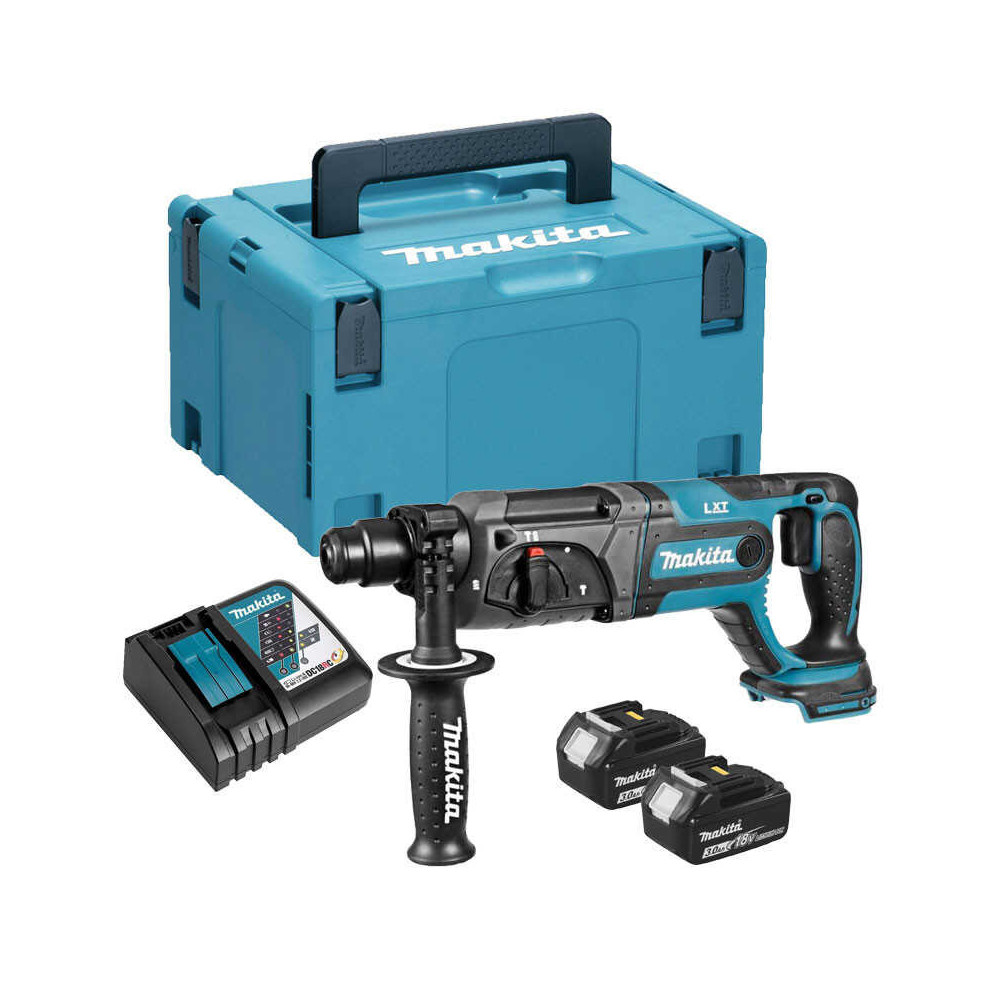 Perforateur burineur Makita DHR241RFJ 18V 2 x 3,0 Ah