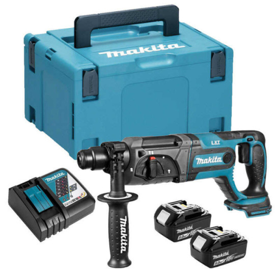 Perforateur Makita DHR241RTJ SDS-Plus 2 x 5,0 Ah