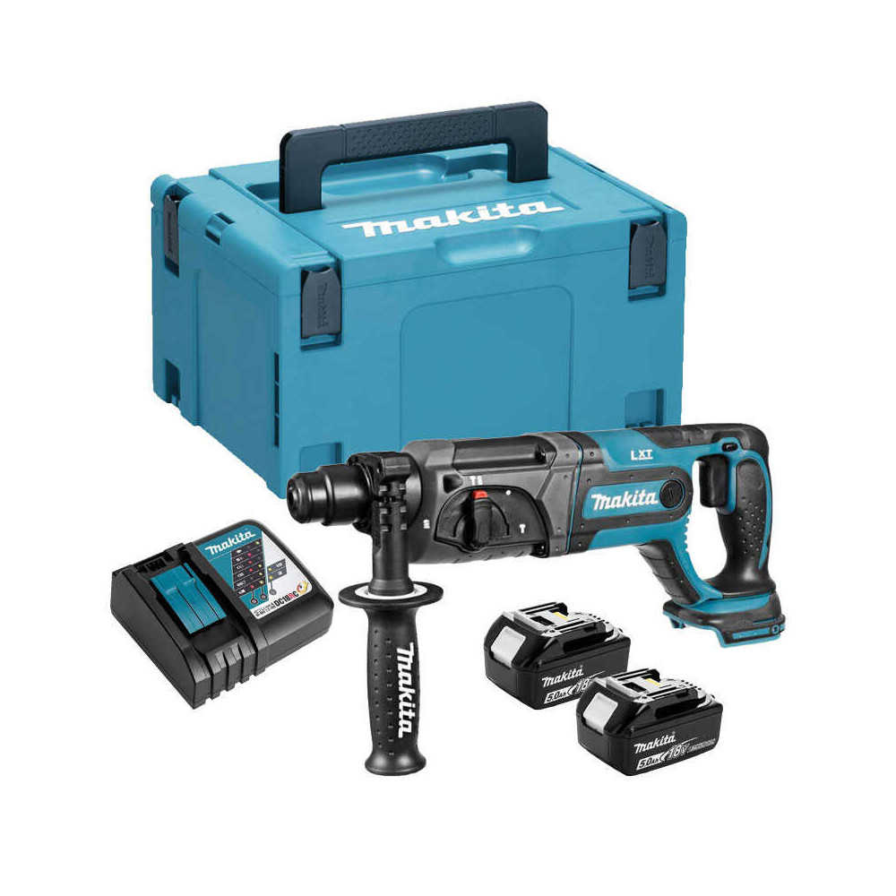 Perforateur Makita DHR241RTJ SDS-Plus 2 x 5,0 Ah