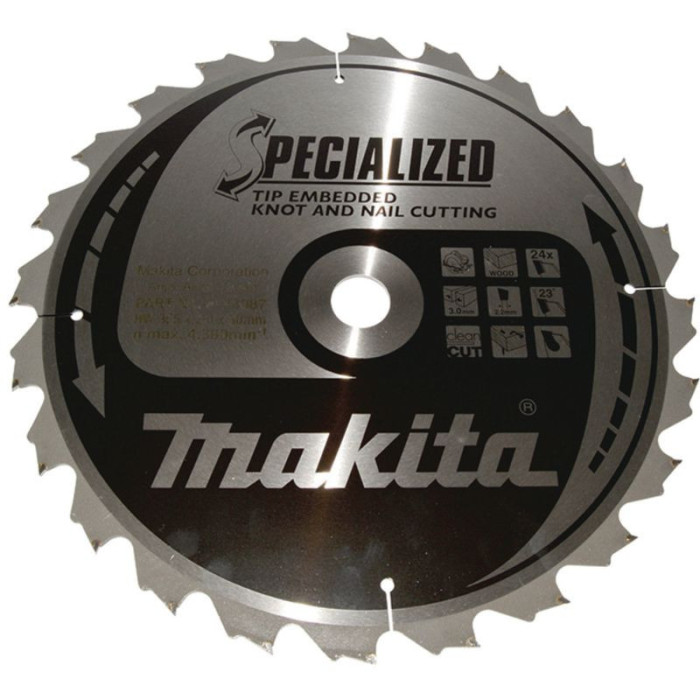 Lames carbures "Specialized" bois Makita B-33087