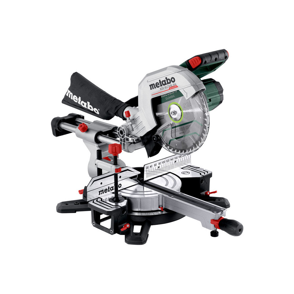 Scie radiale Metabo KGS 18 LTX BL 254 18V nue