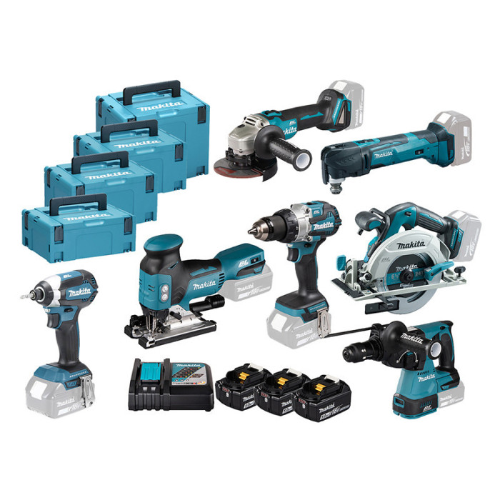 Pack 7 outils sans fil Makita DLX7030T3J