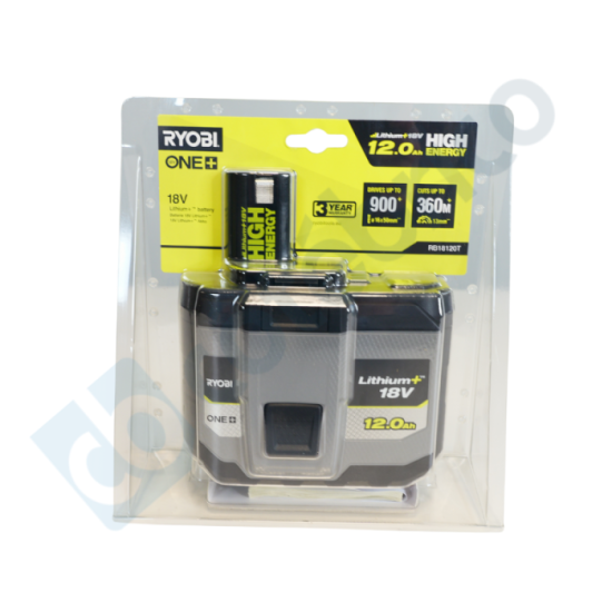 RB18120T - Batterie 18V ONE+ 12,0 Ah HIGH ENERGY Ryobi 5133006265