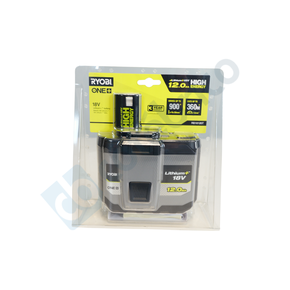 RB18120T - Batterie 18V ONE+ 12,0 Ah HIGH ENERGY Ryobi 5133006265