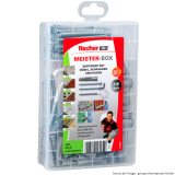 Coffret chevilles vis crochets 118 pièces Fischer 513894