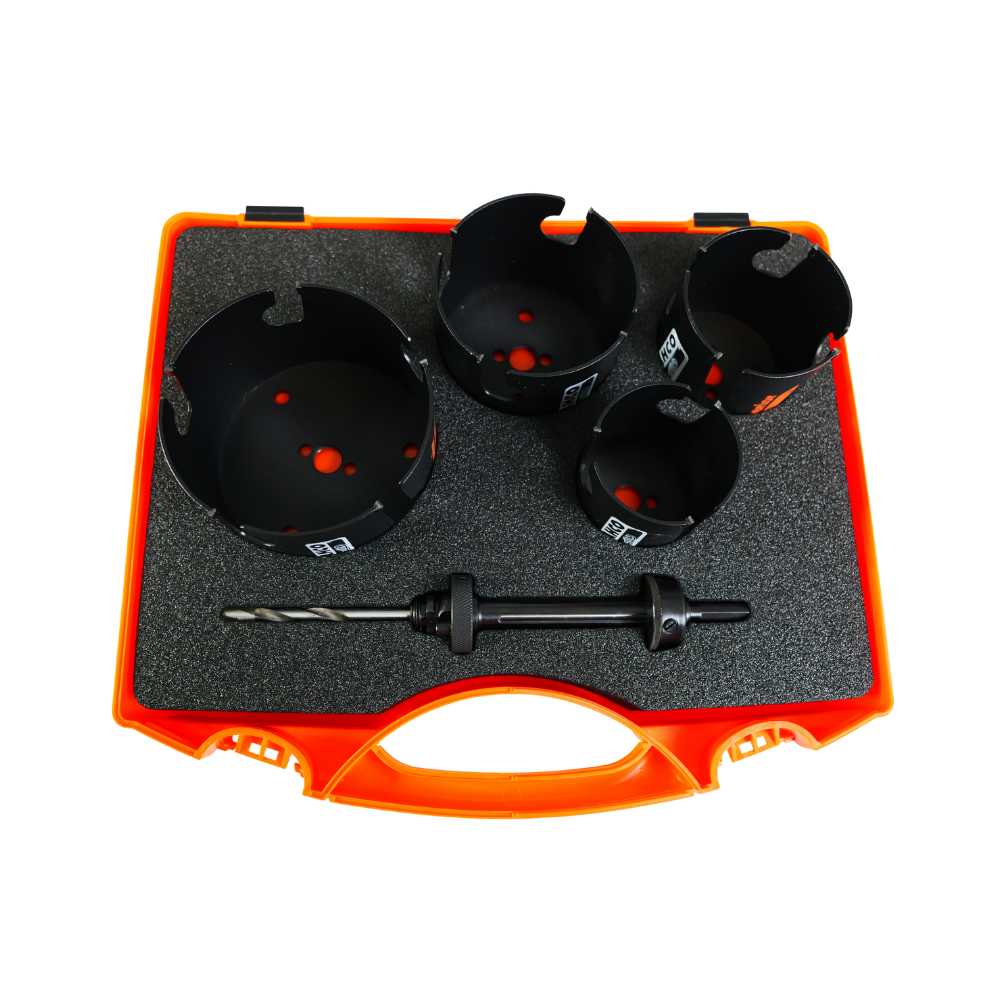 Coffret 4 scies trépans + arbre Bahco 3833-PROMOSET-2
