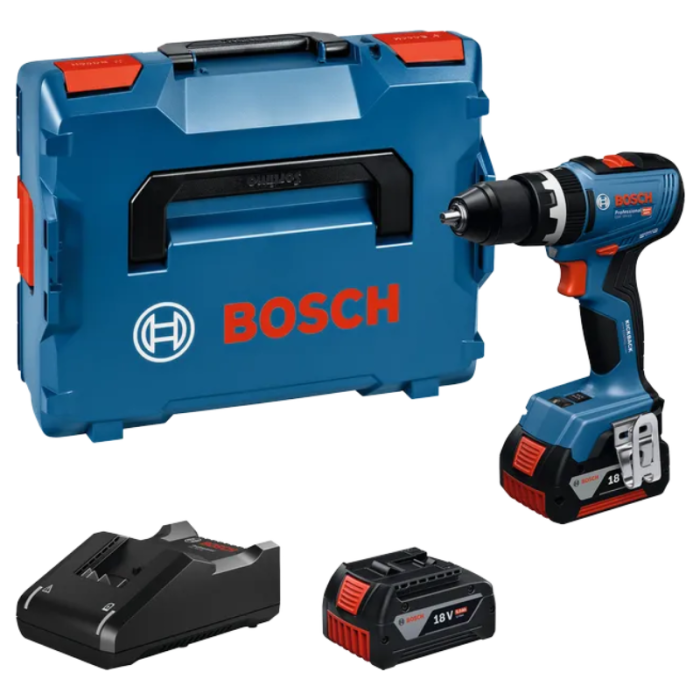 Perceuse à percussion Bosch GSB 18V-65 2x5,0 Ah