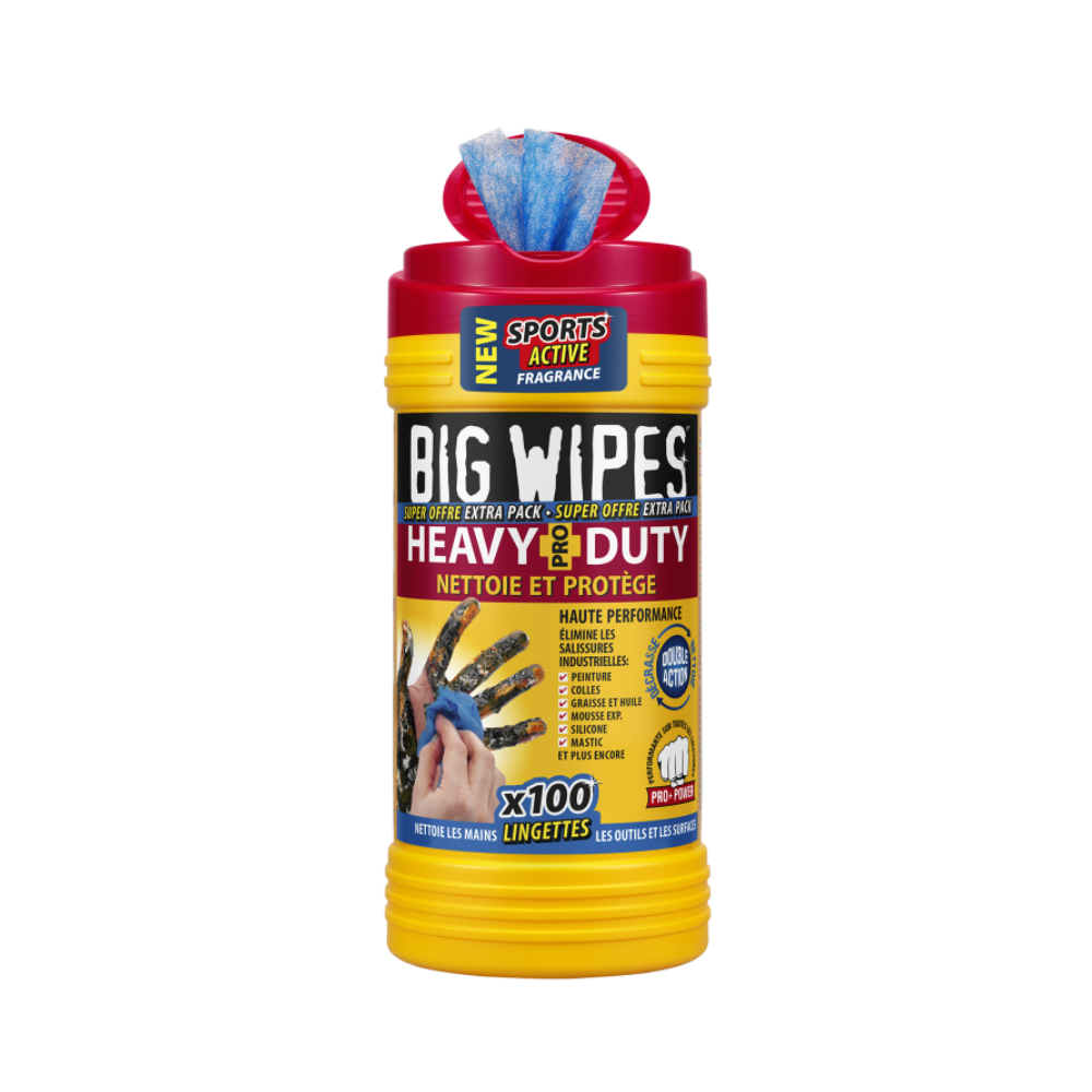 Lingettes Heavy Duty Big Wipes BIHEA100-BT
