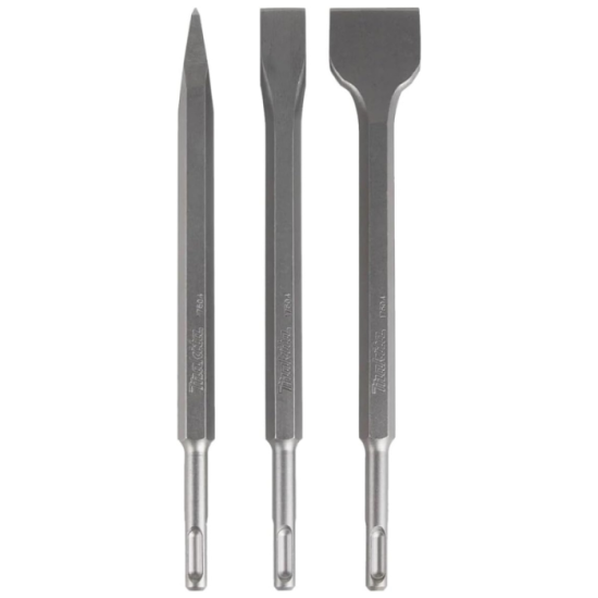 Boîte de 3 burins SDS-Plus Makita D-30134