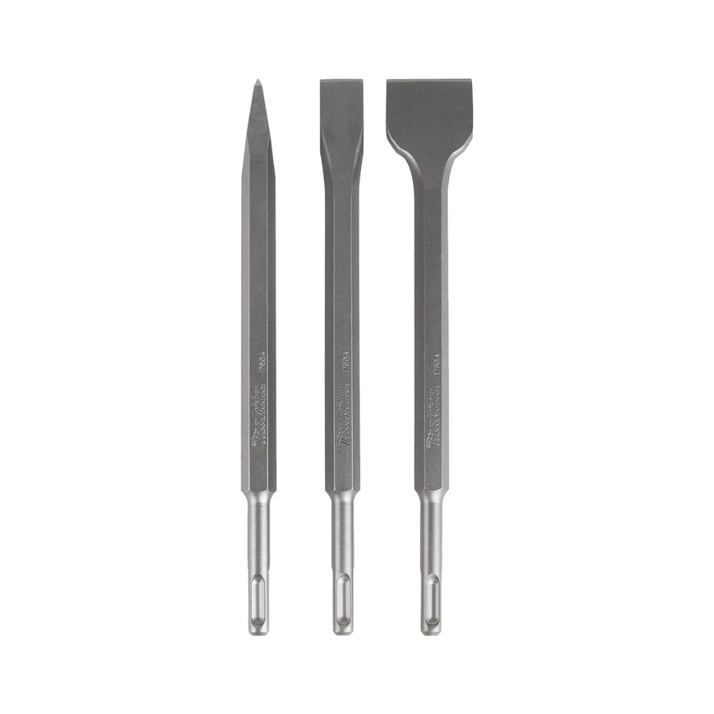 Boîte de 3 burins SDS-Plus Makita D-30134