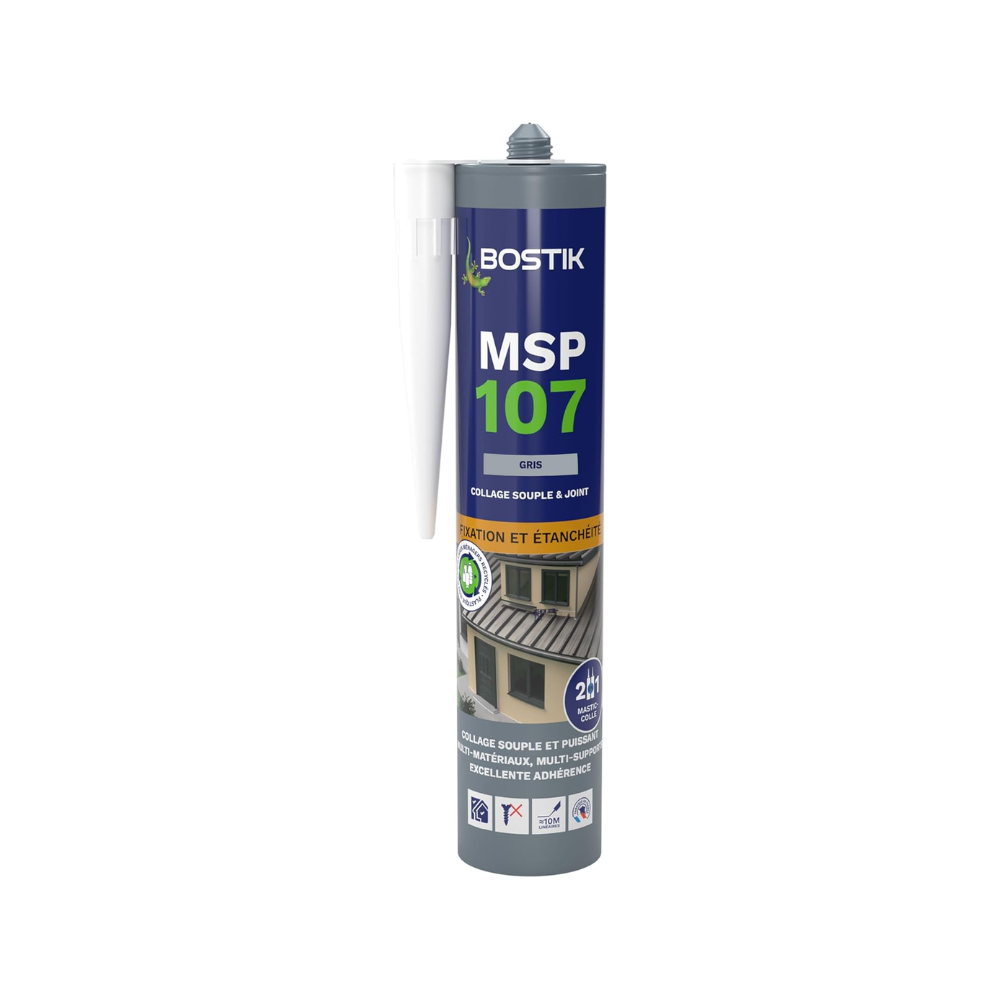 Mastic MS polymère Bostik MSP107-GRIS