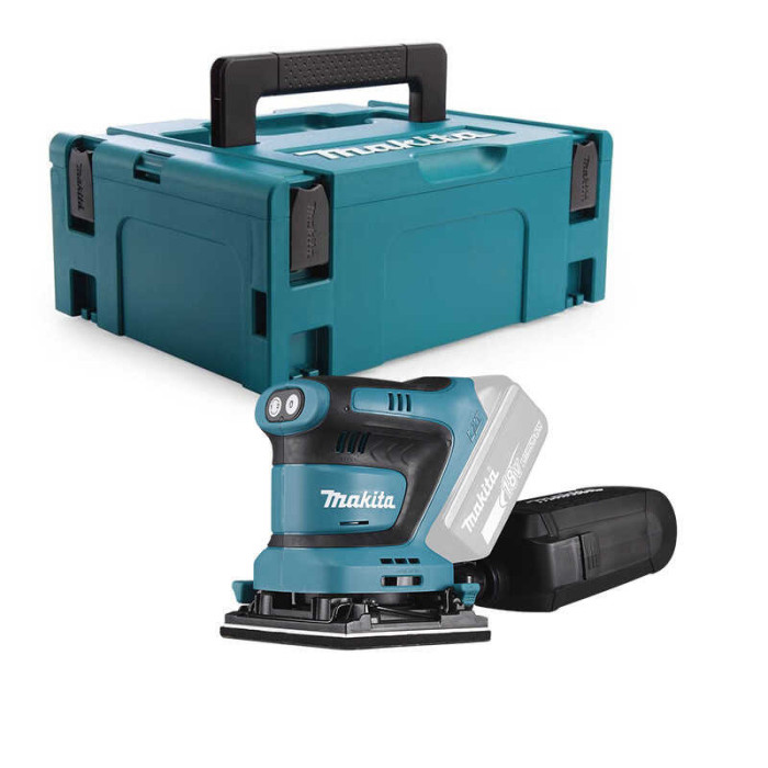 Ponceuse de finition Makita DBO484ZJ 18V en Makpac