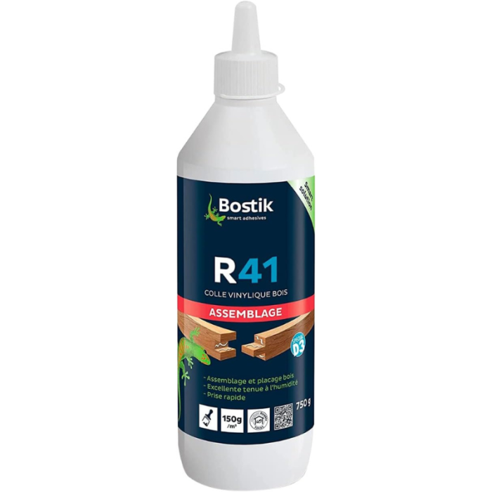 Colle vinylique bois D3 Bostik R41-750g
