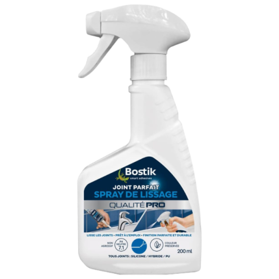 Spray de lissage joints Bostik SPRAY-LISSAGE-PRO