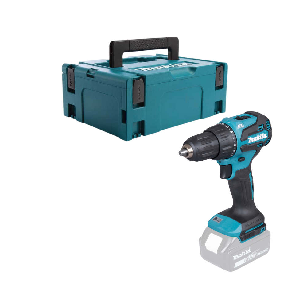 Perceuse à percussion Makita DHP490ZJ 18V nue MAKPAC HT