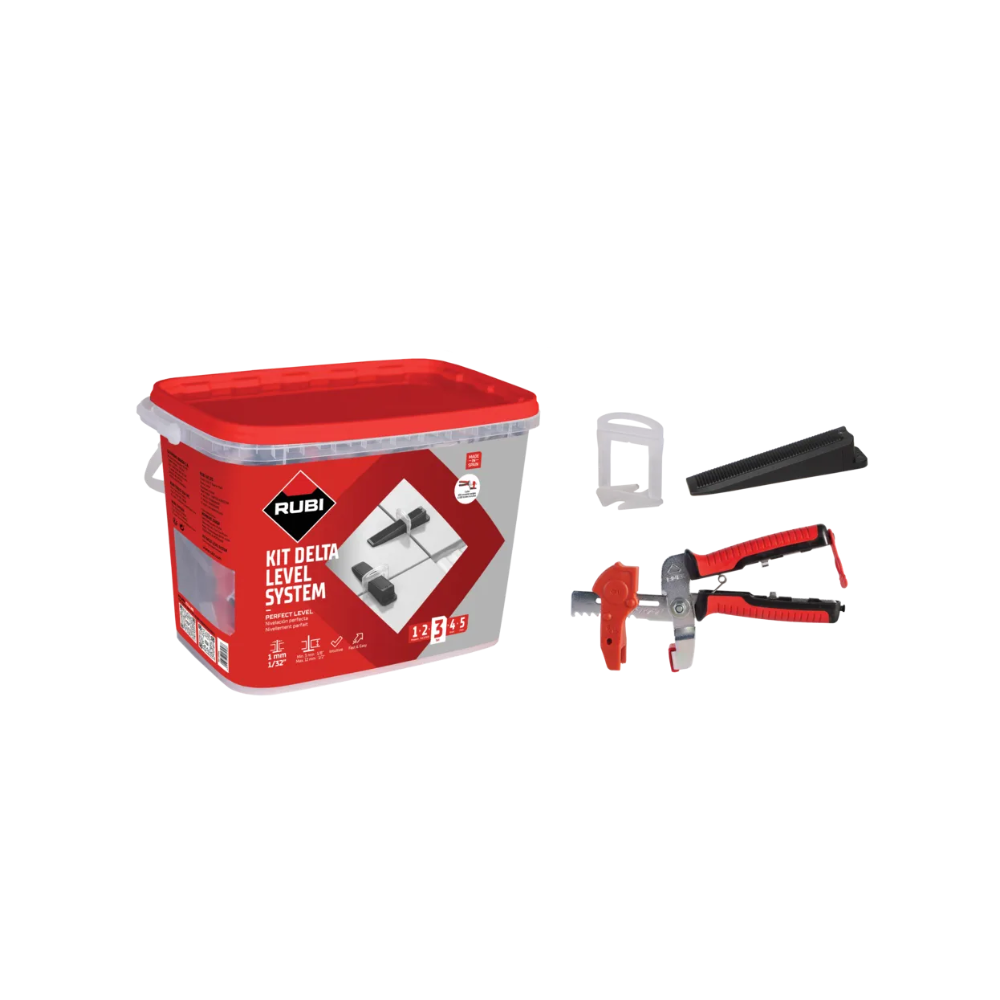 Kit nivellement Rubi DELTA LEVEL SYSTEM V4 3956