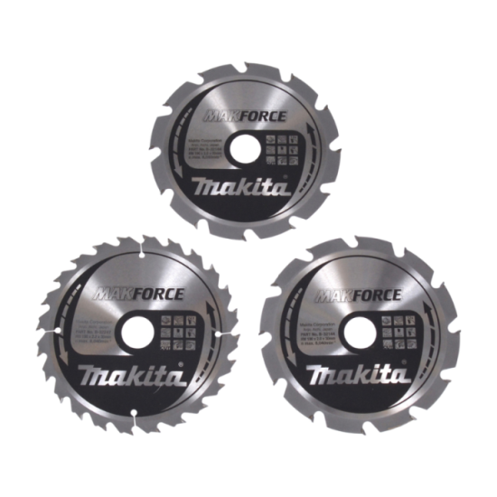Lot de 3 lames carbure Ø190 mm Makita B-33906
