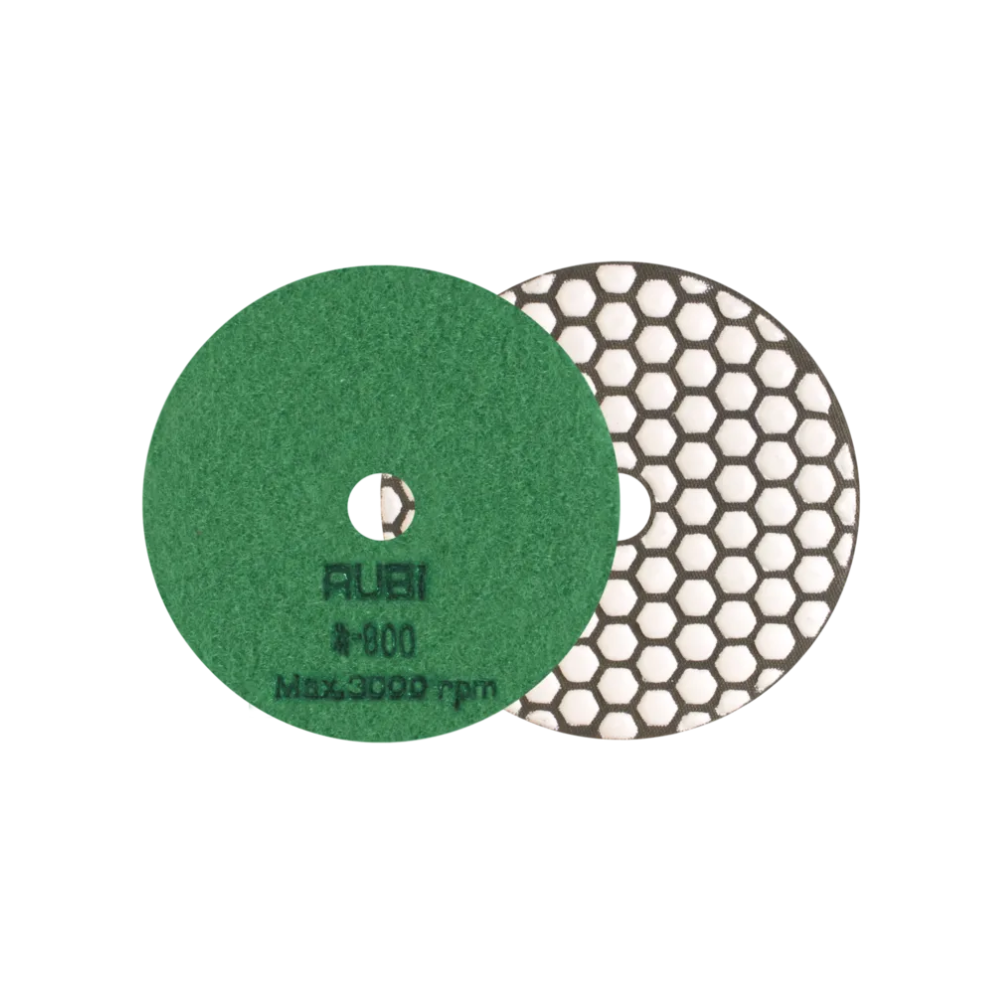 Disque diamant polissage Ø100 mm grain 800 Rubi 62974