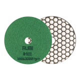 Disque diamant polissage Ø100 mm grain 800 Rubi 62974
