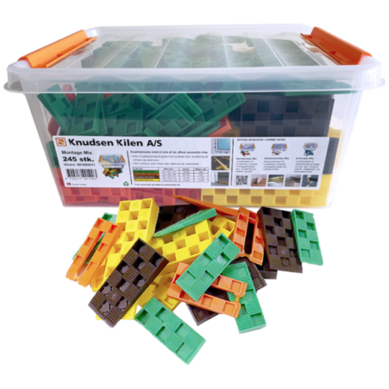 Cales biseautées Knudsen Kilen 901000011 boîte 245 pcs