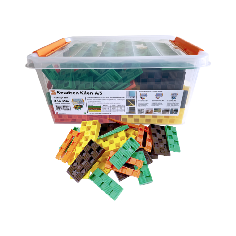 Cales biseautées Knudsen Kilen 901000011 boîte 245 pcs