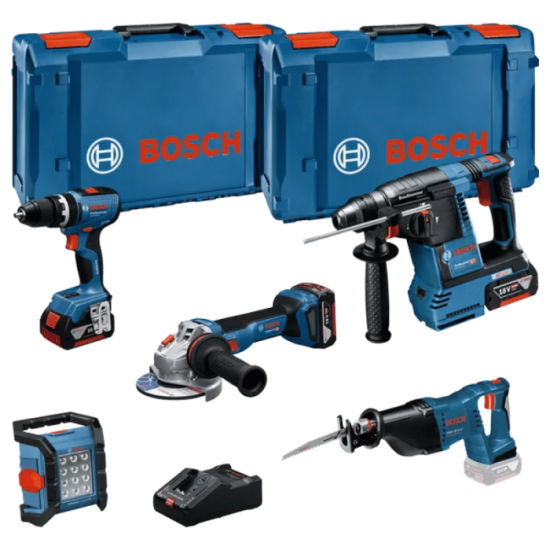 Set 5 outils 18 V Bosch Professional 0615A5007S